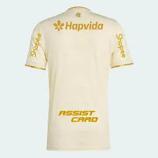 Flamengo Third 25/26 Torcedor Com Patrocínios Adidas Masculino - Bege