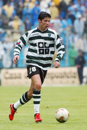 Sporting Home 02/03 Manga Longa Reebok - Verde e Branco