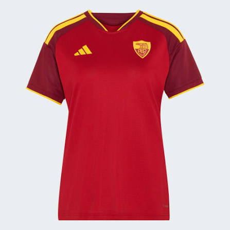 Roma Home 26/27 Feminina Adidas - Vermelho