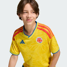 Kit Infantil Colombia Home 26/27 Adidas Unissex - Amarela