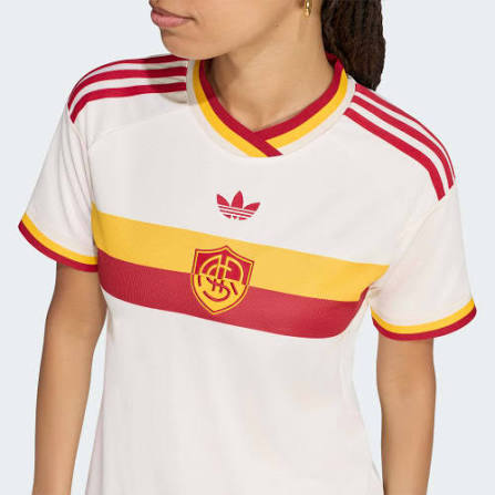 Roma Away 26/27 Feminina Adidas - Branco