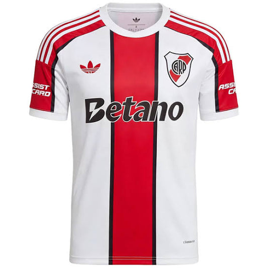 River Plate Away 26/27 Torcedor Adidas - Vermelha e Branca