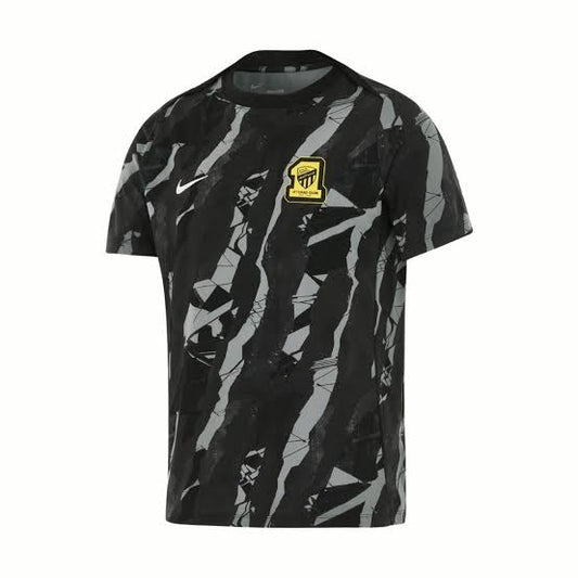 Al Ittihad Pré Jogo 25/26 Torcedor Nike - Cinza