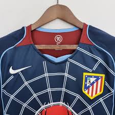 Atlético de Madrid Away Retrô Manga Longa 04/05 Nike - Azul Escuro