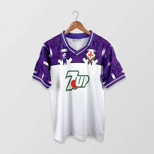 Fiorentina Retrô Away 1992/1993 Lotto - Branca e Roxa