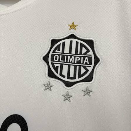 Olimpia Home 26/27 Torcedor Nike - Branca e Preto