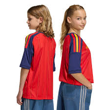 Kit Infantil Espanha Home 26/27 Adidas Unissex - Vermelho