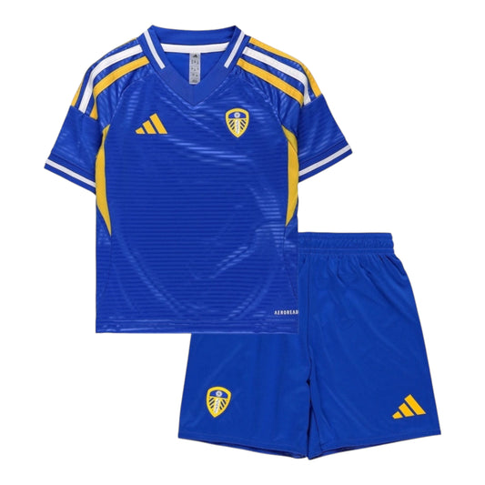 Kit Infantil Leeds United Away 25/26  - Azul