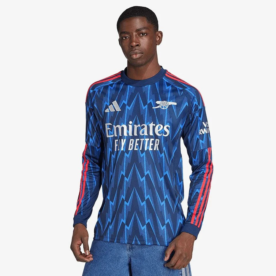 Arsenal Away 25/26 Manga Longa Adidas - Azul