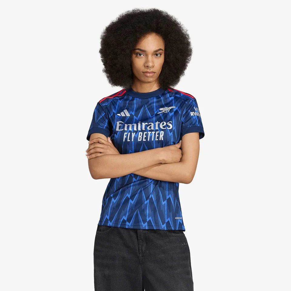 Arsenal Away 25/26 Feminina Adidas - Azul