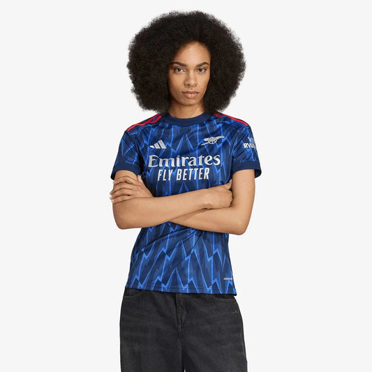 Arsenal Away 25/26 Feminina Adidas - Azul