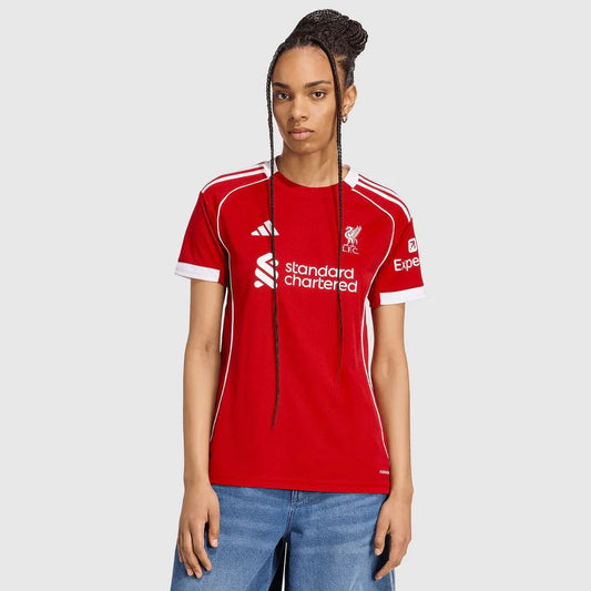 Liverpool Home 25/26 Feminina Adidas - Vermelho