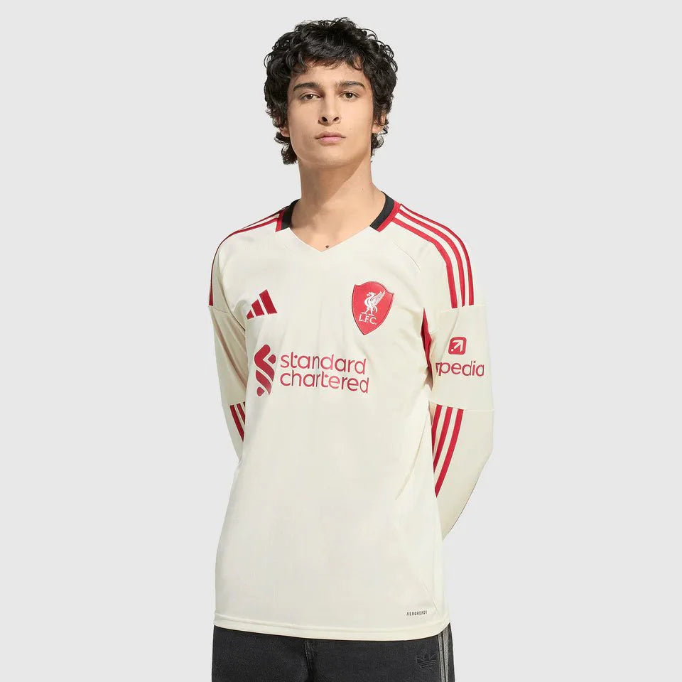 Liverpool Third 25/26 Manga Longa Torcedor Adidas - Bege