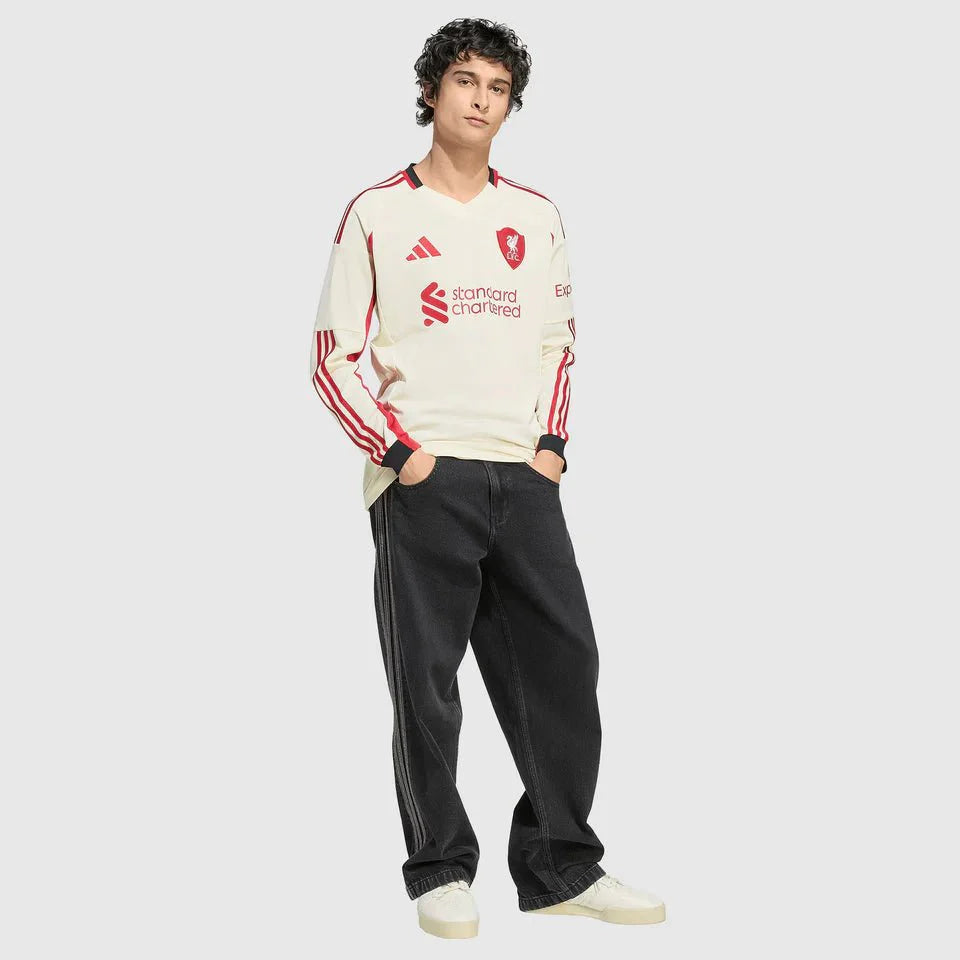 Liverpool Third 25/26 Manga Longa Torcedor Adidas - Bege
