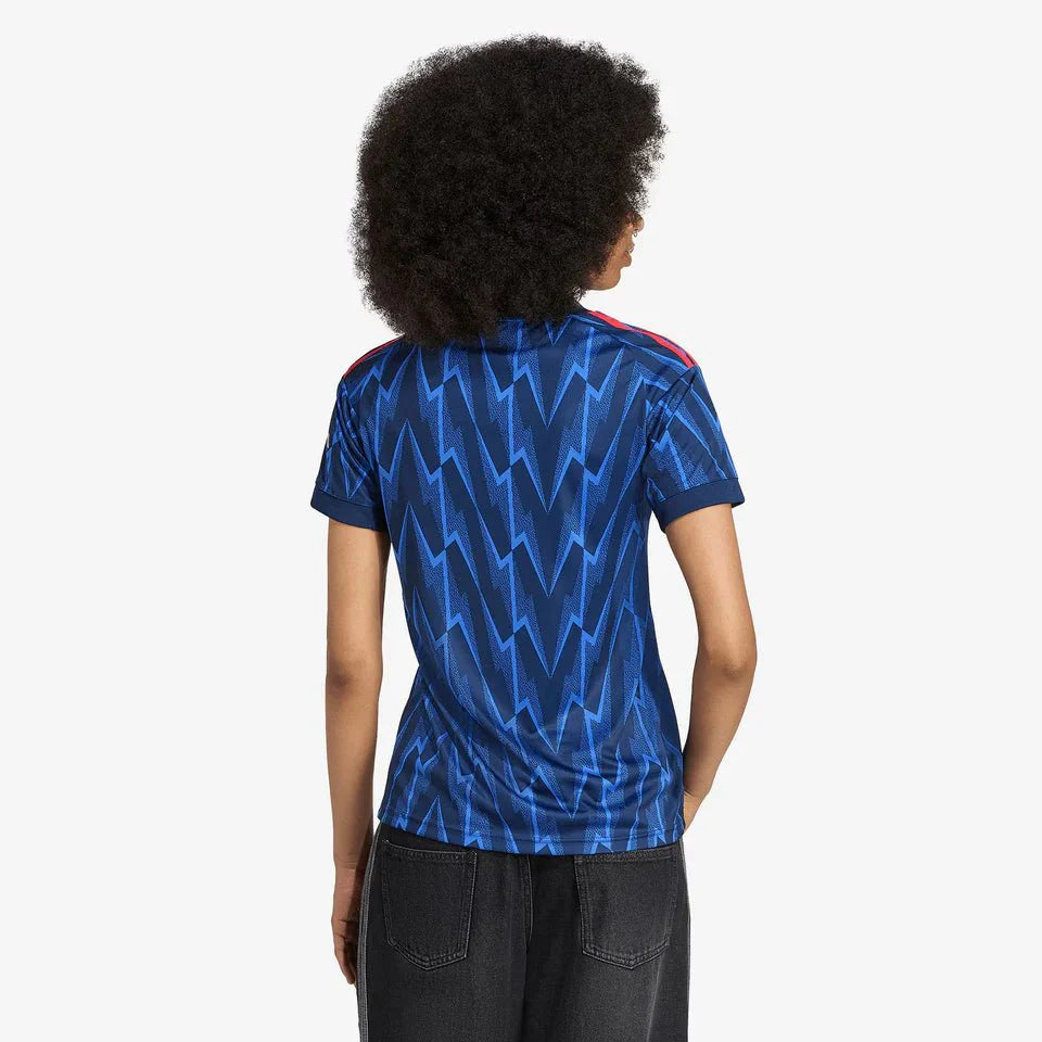 Arsenal Away 25/26 Feminina Adidas - Azul