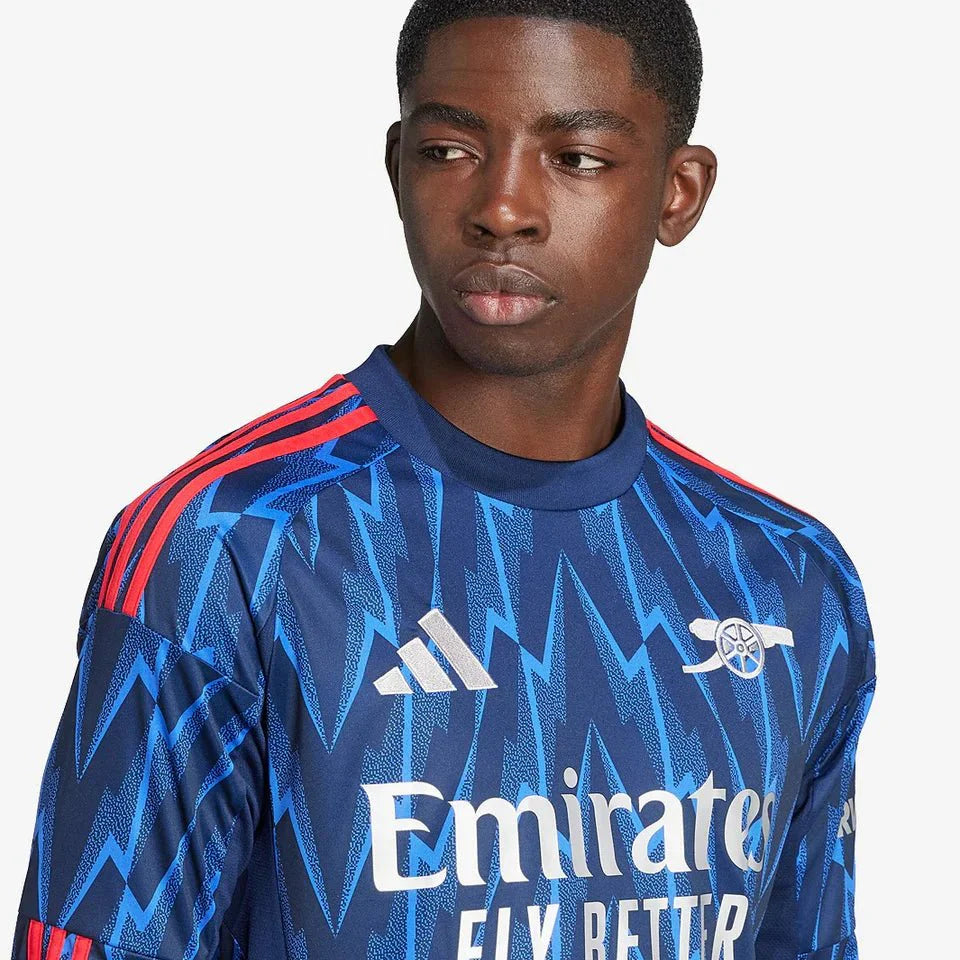 Arsenal Away 25/26 Manga Longa Adidas - Azul