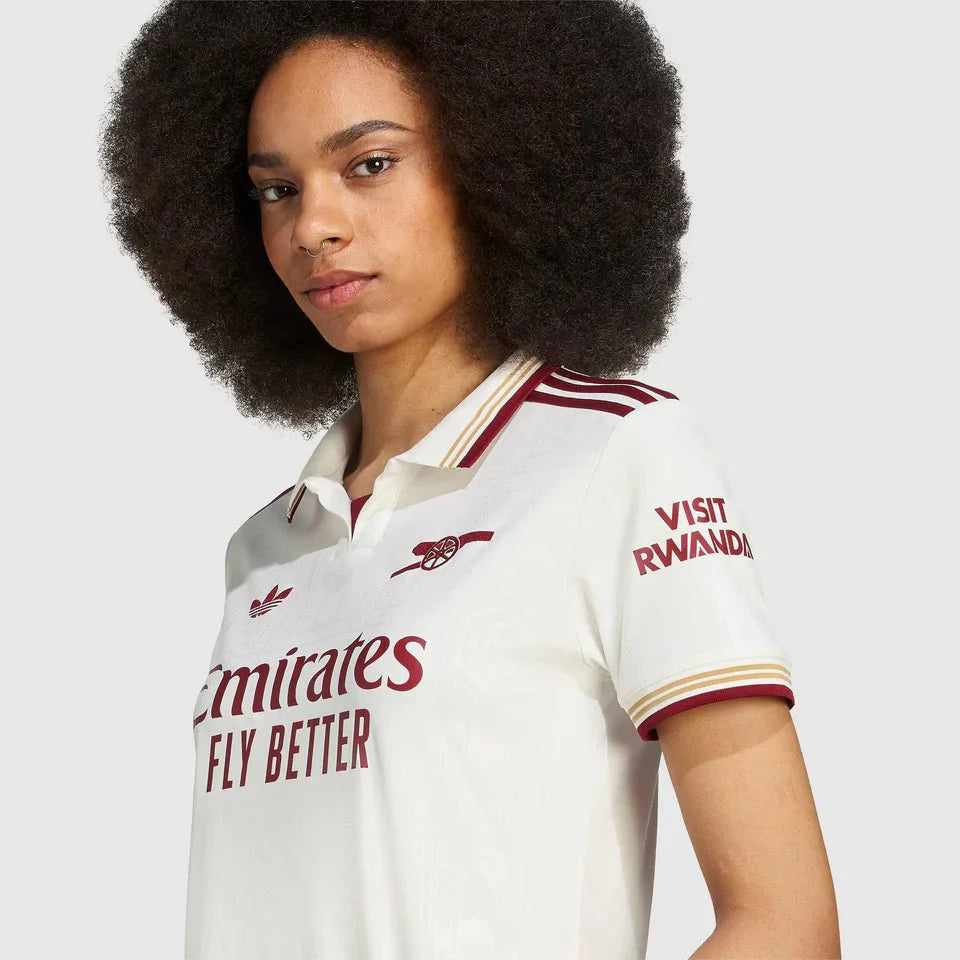 Arsenal Third 25/26 Feminina Adidas - Branca