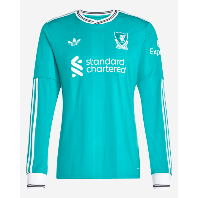 Liverpool Third 25/26 Manga Longa Adidas - Verde