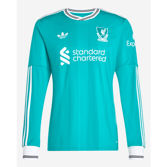 Liverpool Third 25/26 Manga Longa Adidas - Verde