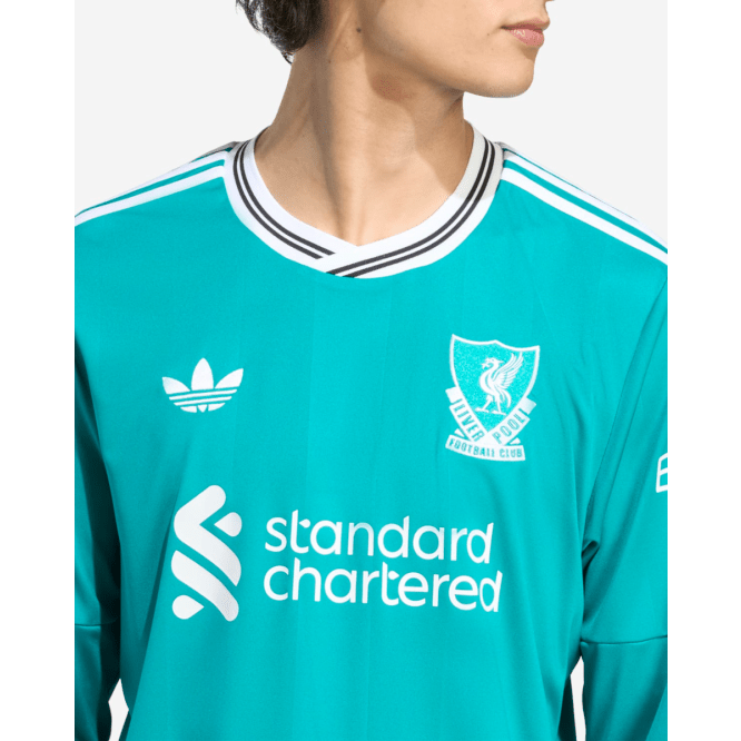 Liverpool Third 25/26 Manga Longa Adidas - Verde