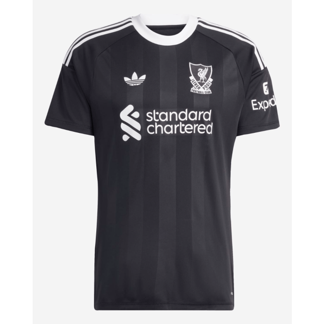 Liverpool Goleiro 25/26 Torcedor Adidas - Preto