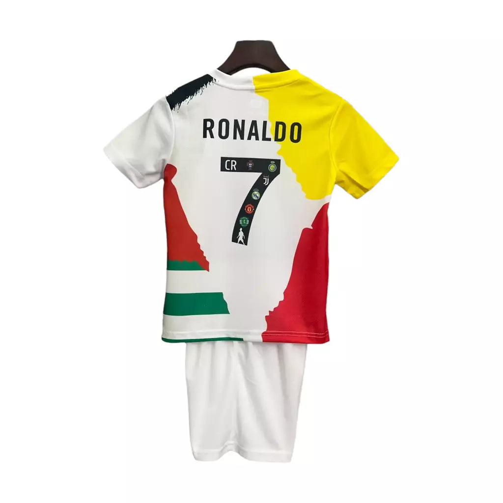 Kit Infantil Edição CR7 Carreira 25/26 - Colorido
