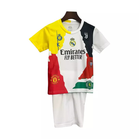 Kit Infantil Edição CR7 Carreira 25/26 - Colorido