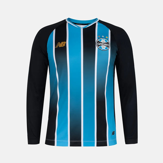 Grêmio Home Manga Longa 26/27 NB Torcedor  -  Tricolor