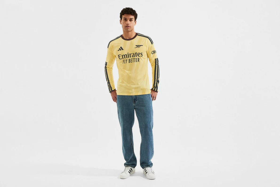 Arsenal Third 26/27 Manga Longa Adidas - Amarela