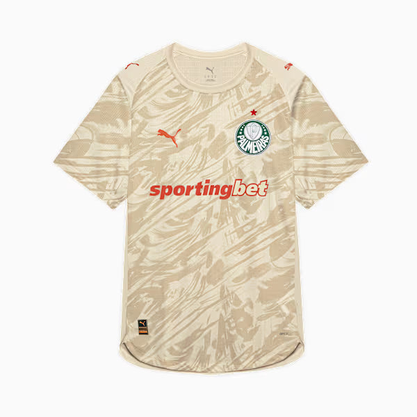 Palmeiras Third 26/27 Jogador Puma Masculina - Bege