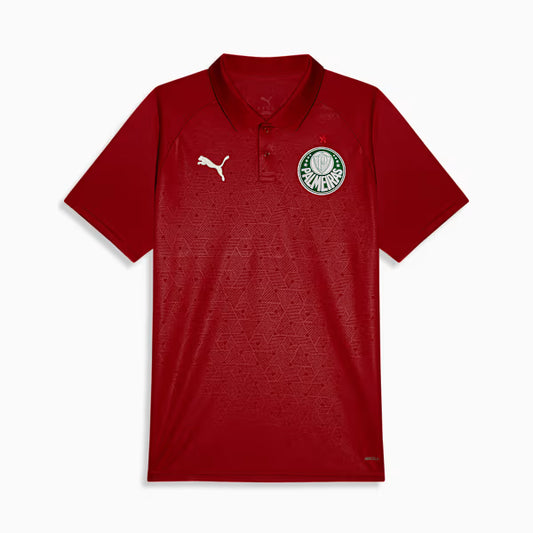 Palmeiras Treino Polo 26/27 Masculino Torcedor Puma - Vermelha