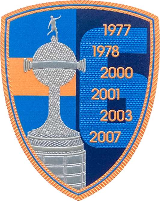 Patch 6 taças Libertadores Boca jrs