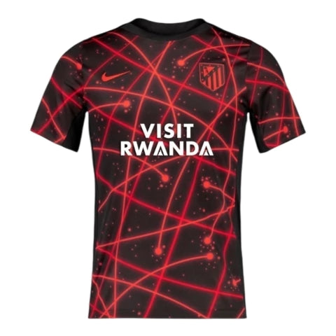 Atlético de Madrid Pré Jogo 25/26 Torcedor Nike - Preto  e Vermelho