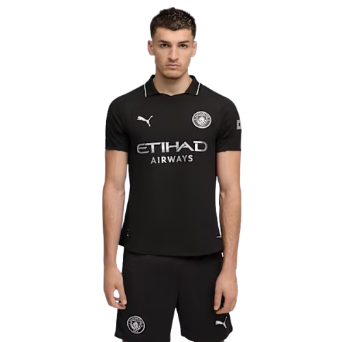 Manchester City Third 25/26 Jogador Puma  - Preta