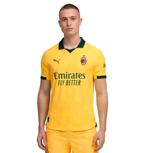 Milan Third 25/26 Jogador Puma - Amarelo