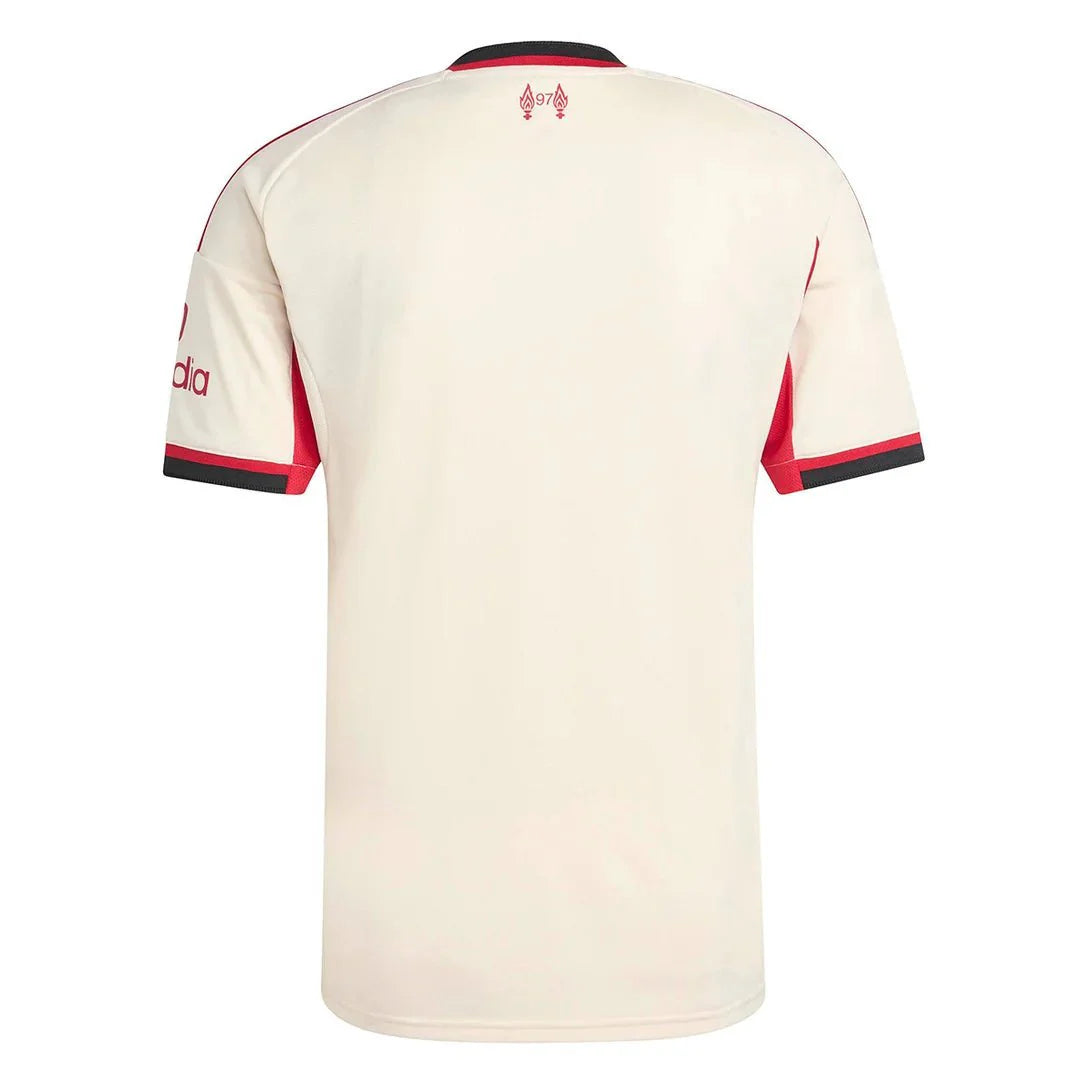 Liverpool Away 25/26 Torcedor Adidas - Bege