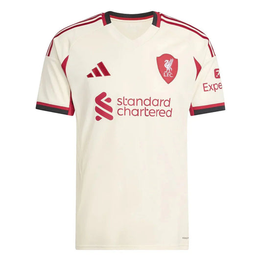 Liverpool Away 25/26 Torcedor Adidas - Bege