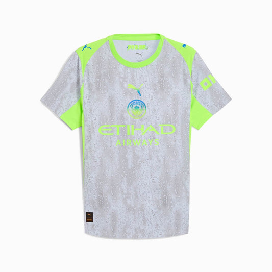 Manchester City Fourth 25/26 Torcedor Puma - Cinza