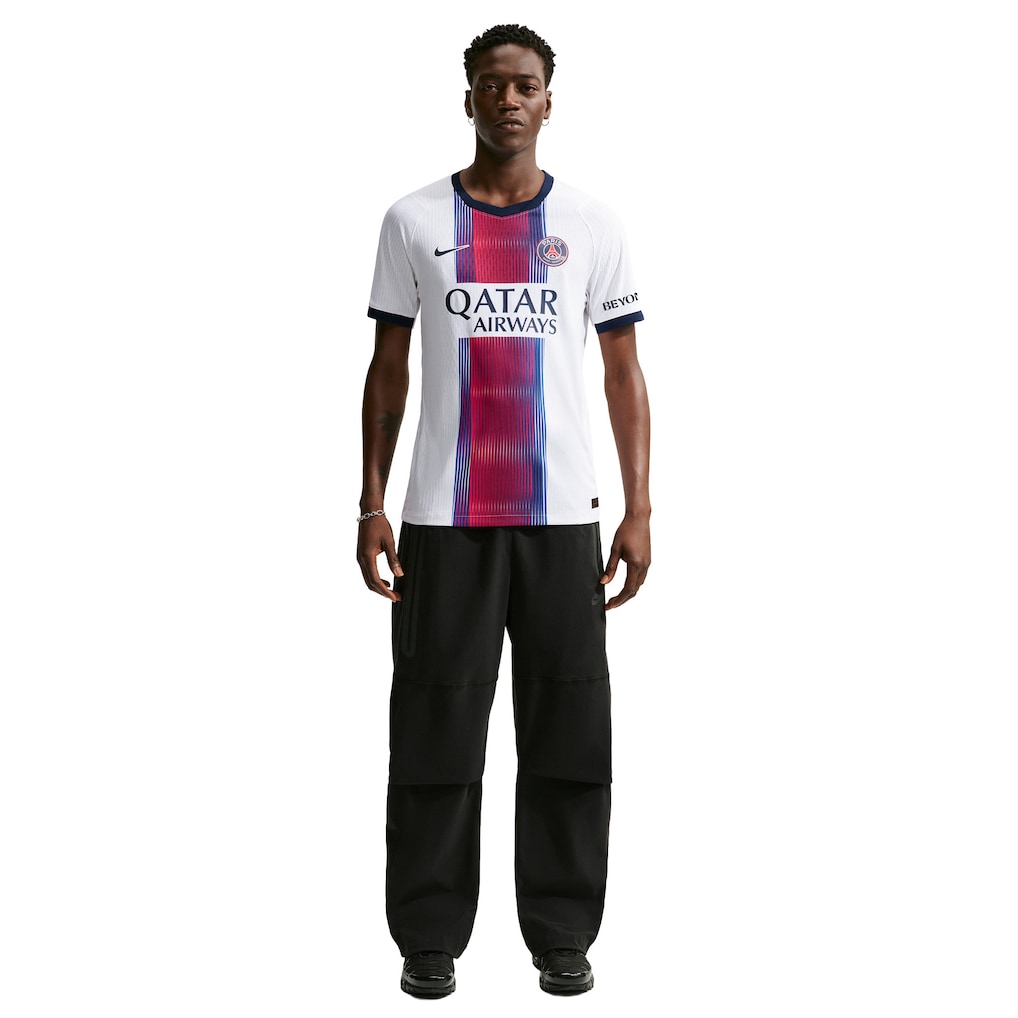 PSG Away 26/27 Jogador Nike - Branco e Vermelho