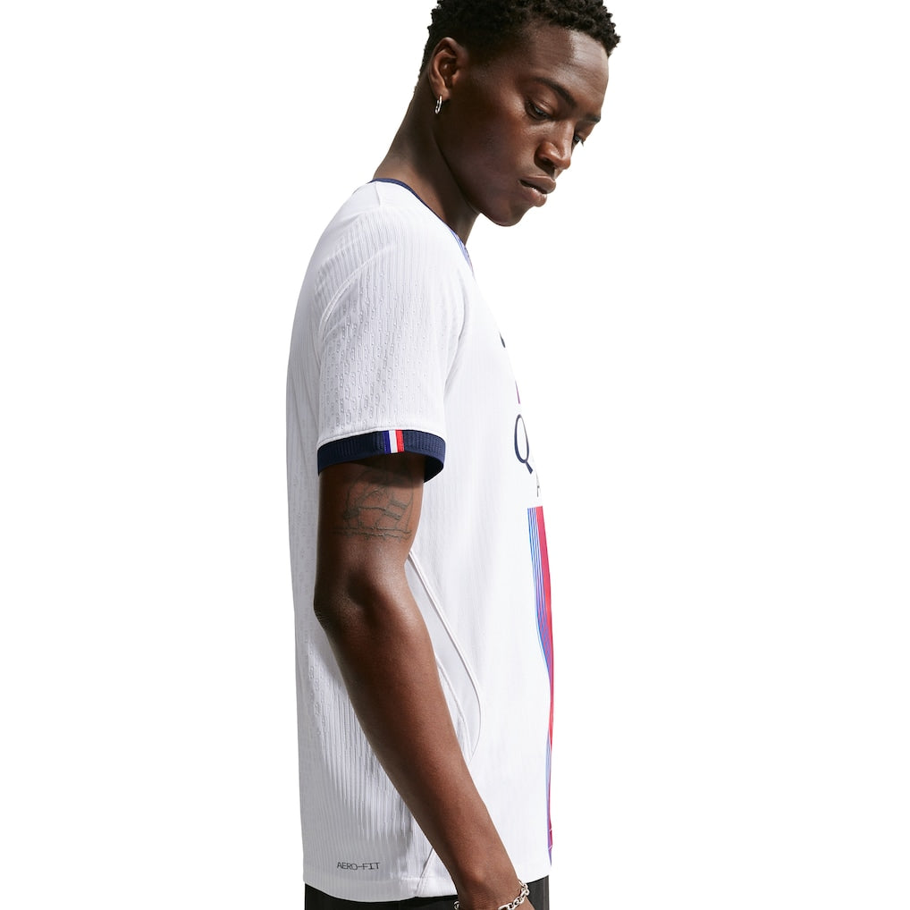PSG Away 26/27 Jogador Nike - Branco e Vermelho
