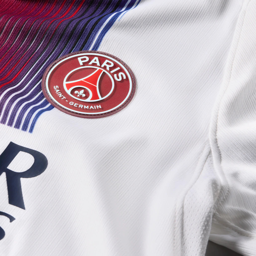 PSG Away 26/27 Jogador Nike - Branco e Vermelho