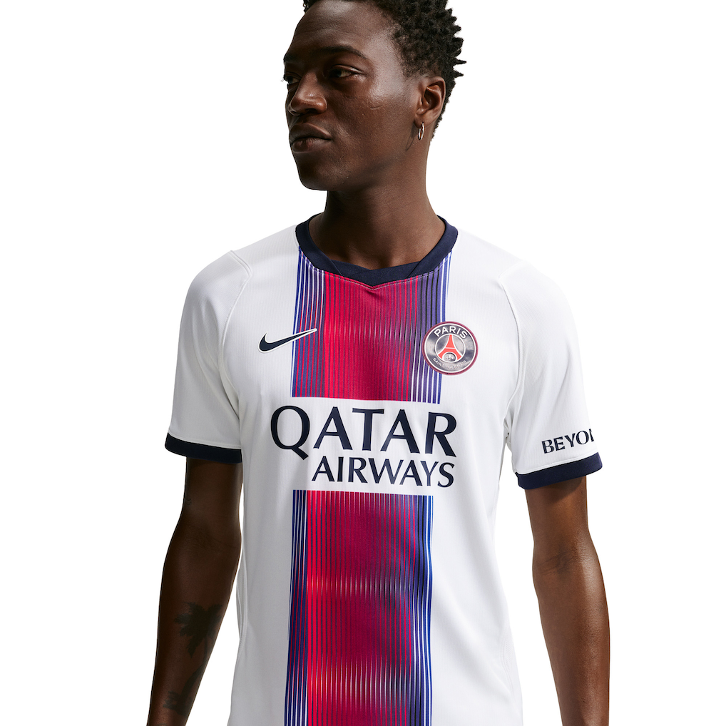PSG Away 26/27 Torcedor Nike - Branca e Vermelho