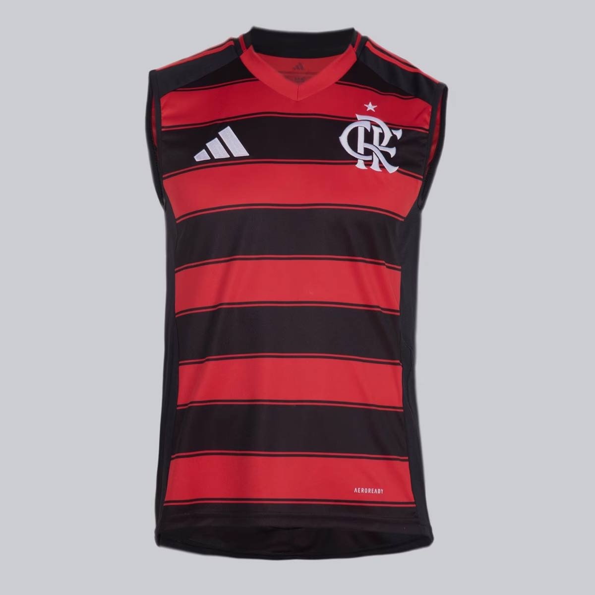 Flamengo Regata Home 25/26 Masculino Adidas - Vermelha e Preta