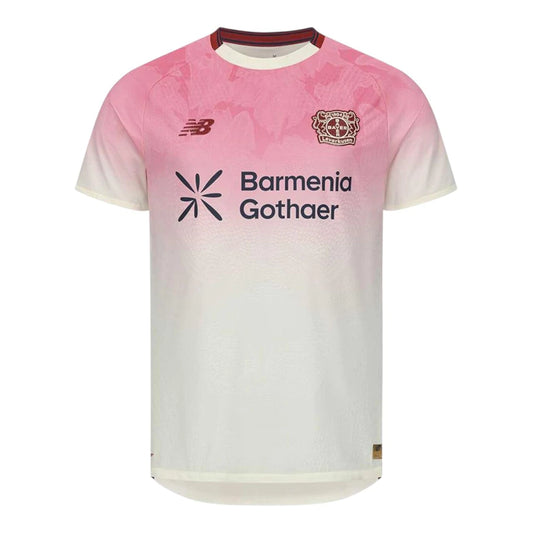 Bayern Leverkusen Away 25/26 New Balance - Branco e Rosa