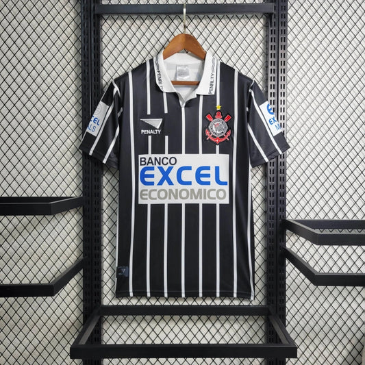 Corinthians Retrô Away 1997 Masculina Penalty - Preta Listrada