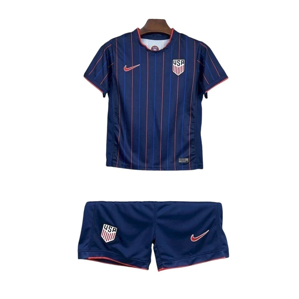 Kit Infantil EUA Away 25/26 - Azul