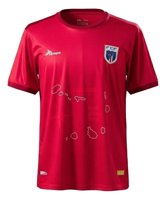 Cabo Verde Home 26/27 Masculino Torcedor  - Vermelho