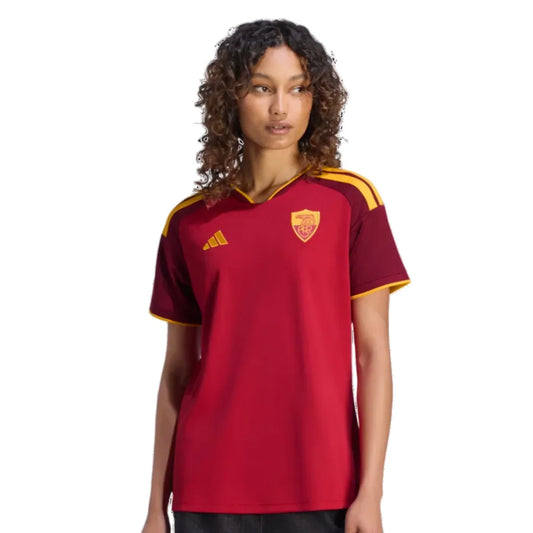 Roma Home 26/27 Feminina Adidas - Vermelho